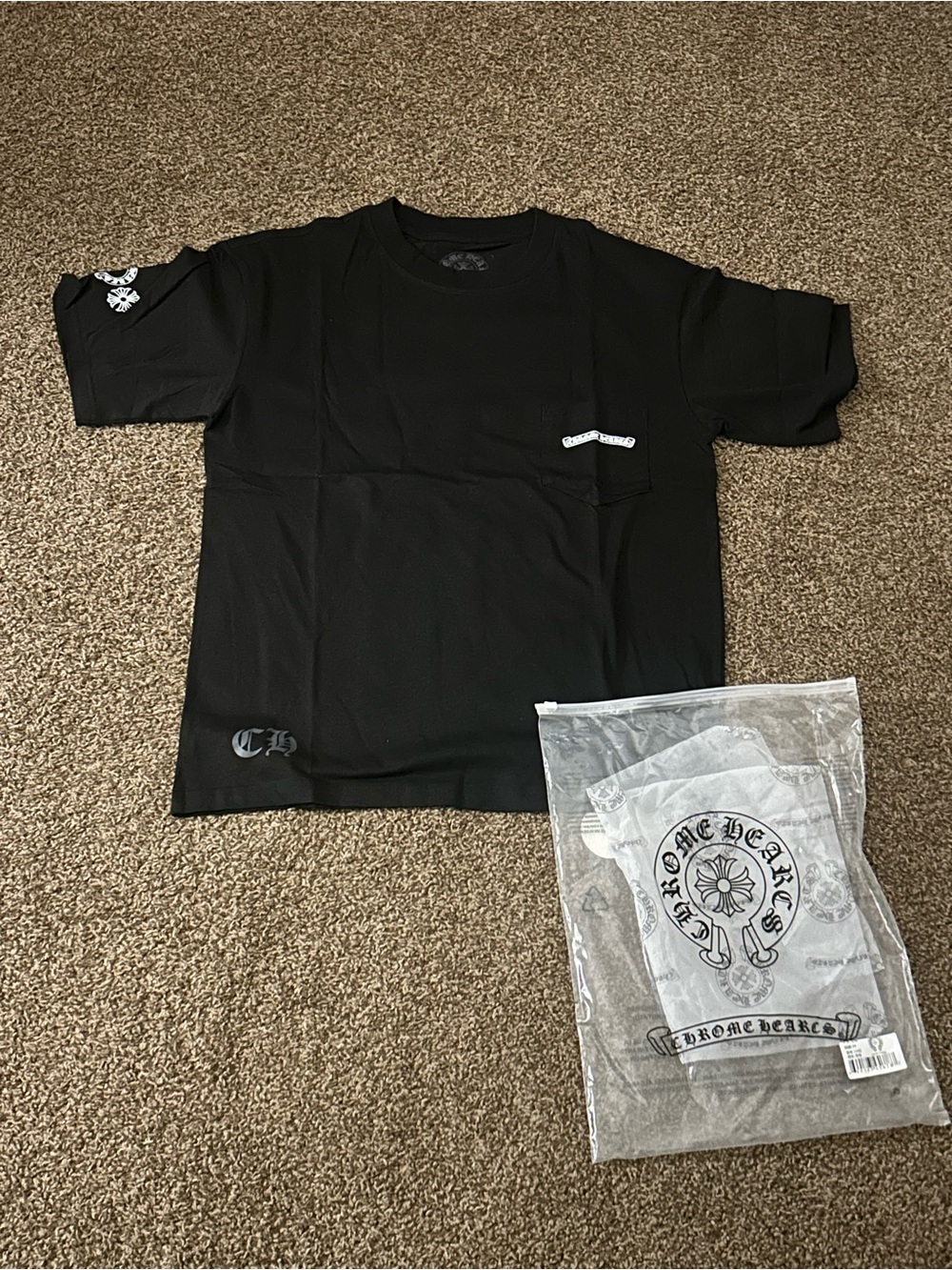 CH Black Multi Tee Size M